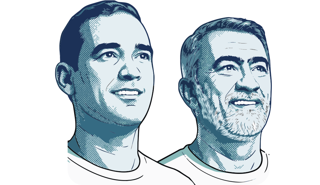 Ilustração de Vicentinho e Amélio