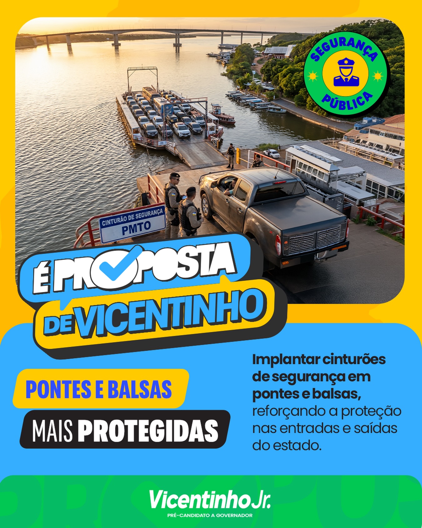 Segurança: Pontes e Balsas Mais Protegidas
